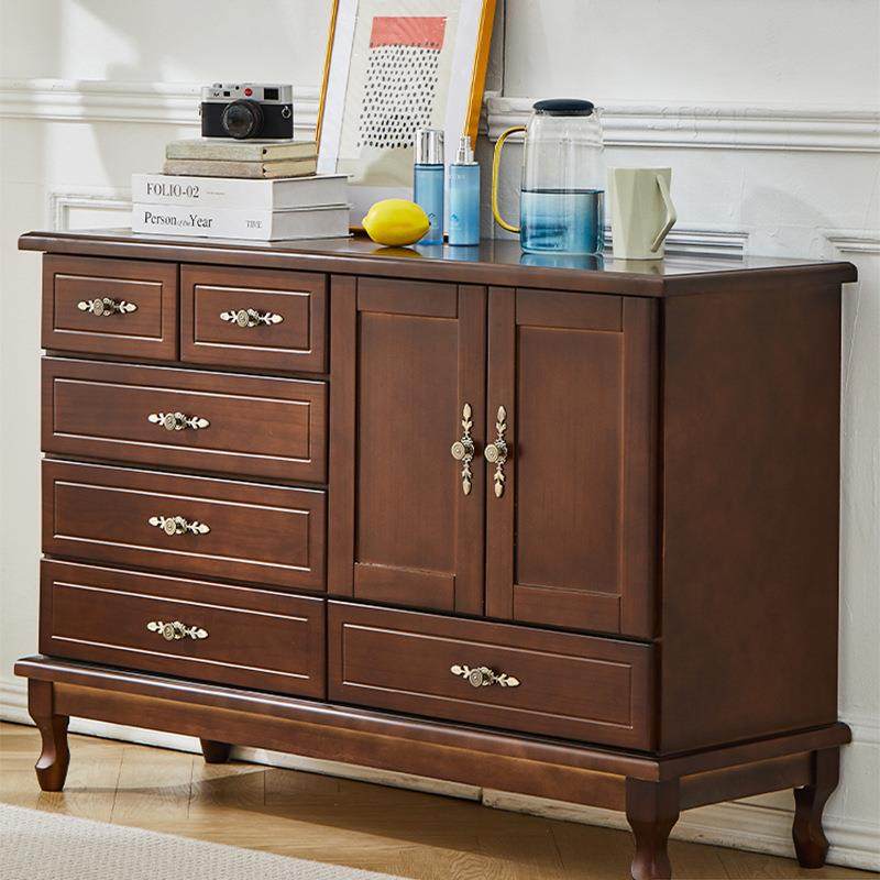 实木斗柜客厅靠墙抽屉柜卧室梳妆台一体床头柜子五斗柜床尾立柜橱