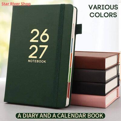 2026-2027 Daily Planner Weekly & Monthly Calendar Notebook