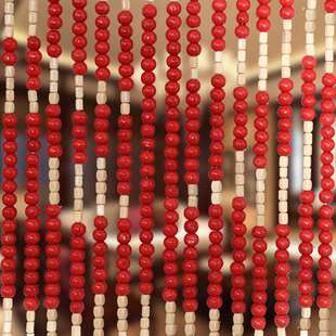 复古中客厅帘大门卧室KS 福字子 6013风中国式