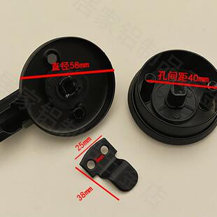 公共厕所卫生间隔断不锈钢门锁隔板通用黑色烤漆指示锁无人卡扣锁