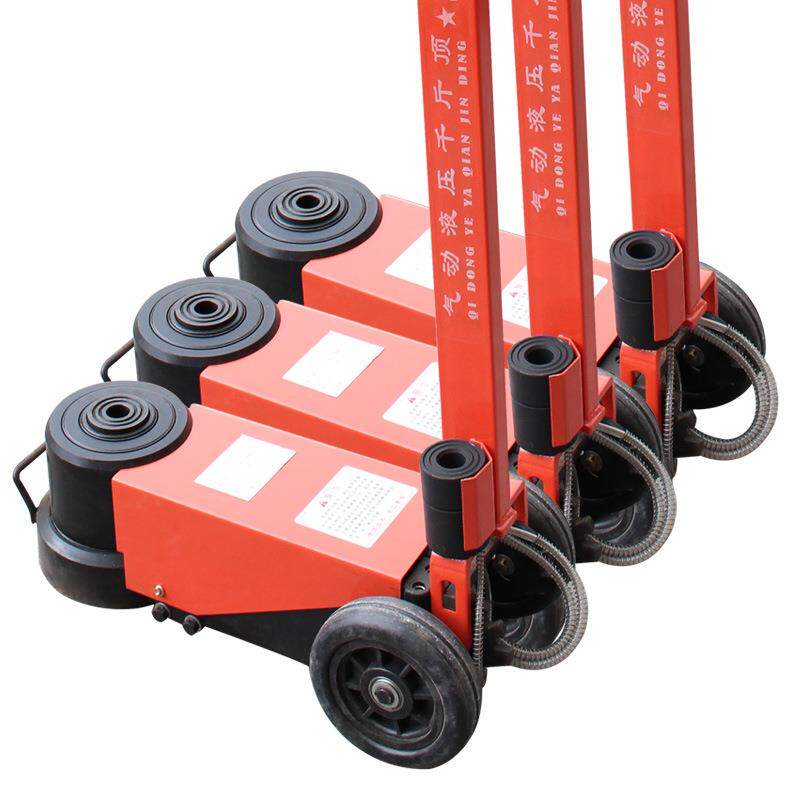 重型气动液压千斤顶80吨 大客车货车维修折叠气动液压卧式千金顶