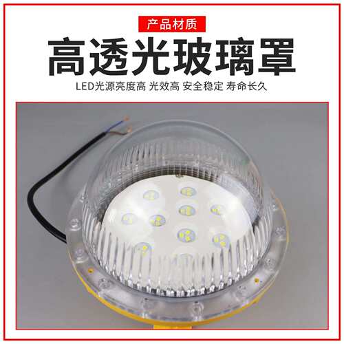 吸顶式防爆应急灯5W10W15W圆形仓库车间24V/36VLED防爆灯高亮度