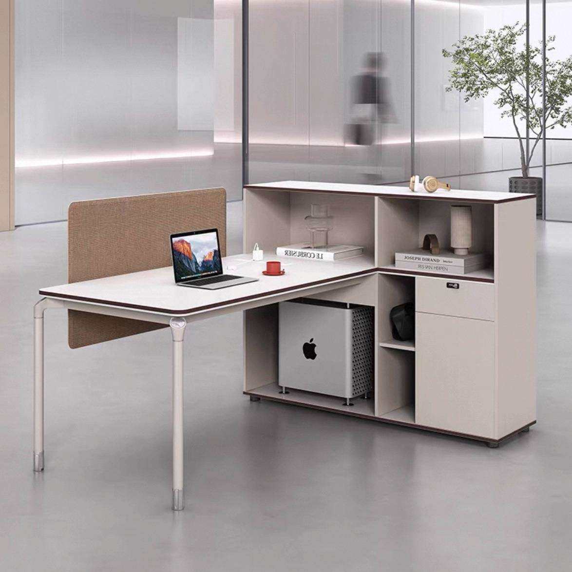 财务办公桌职员桌卡座卡位双人面对面两人位文员会计财务室办公桌