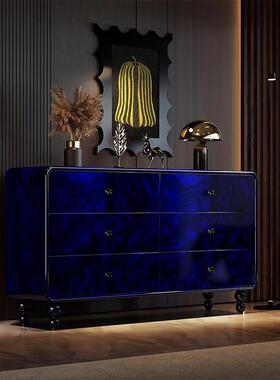 轻物奢实木六斗柜卧室样高端收纳柜间客厅抽屉储柜设DGDG6739计师