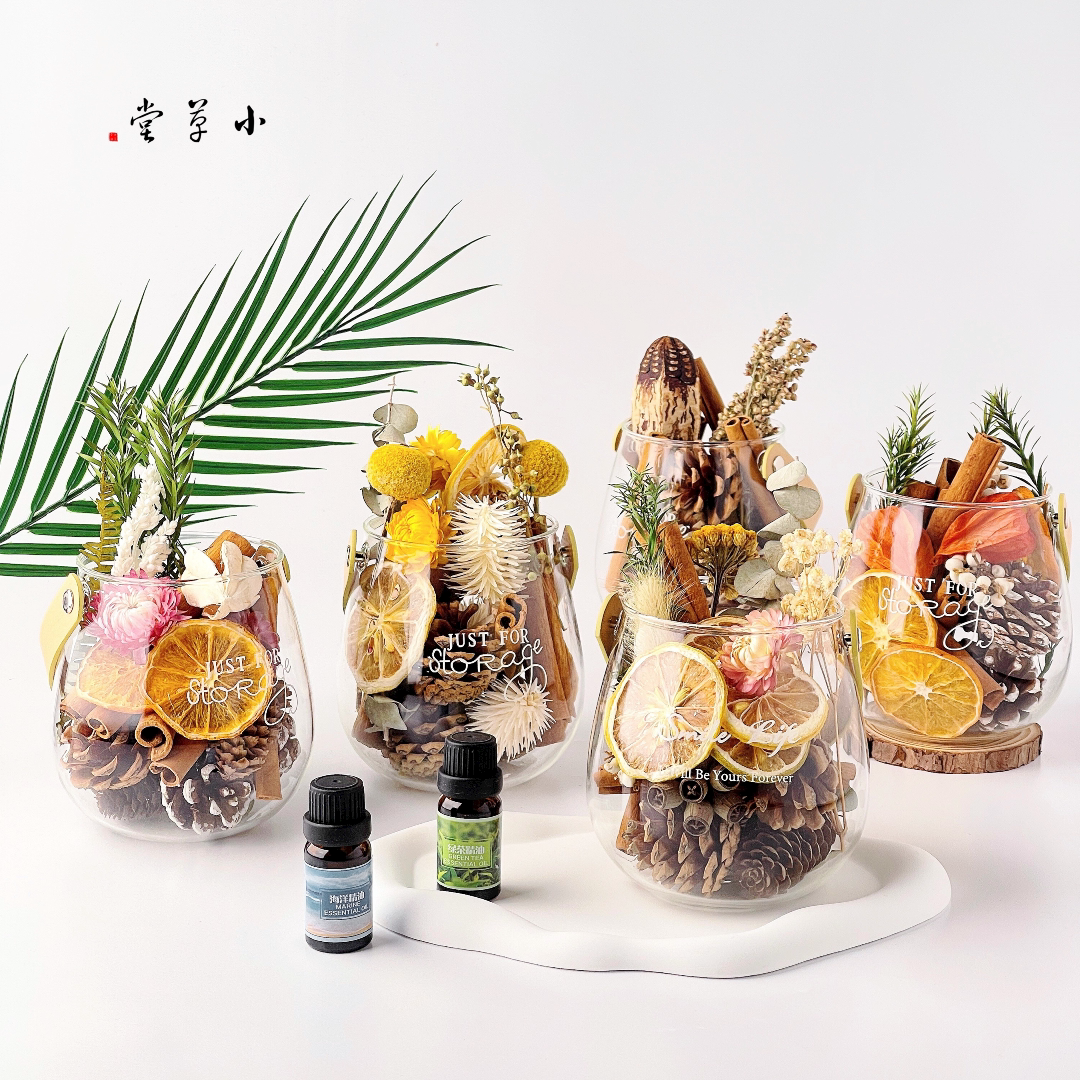 无火肉桂香薰材料包植物素材蜡烛香薰自然花diy手工材料礼物摆饰