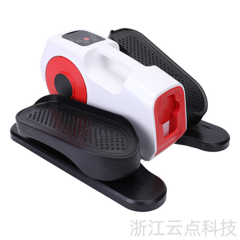 电动椭圆机训练器家用脚踏机健身室内办公室懒人迷你踏步机