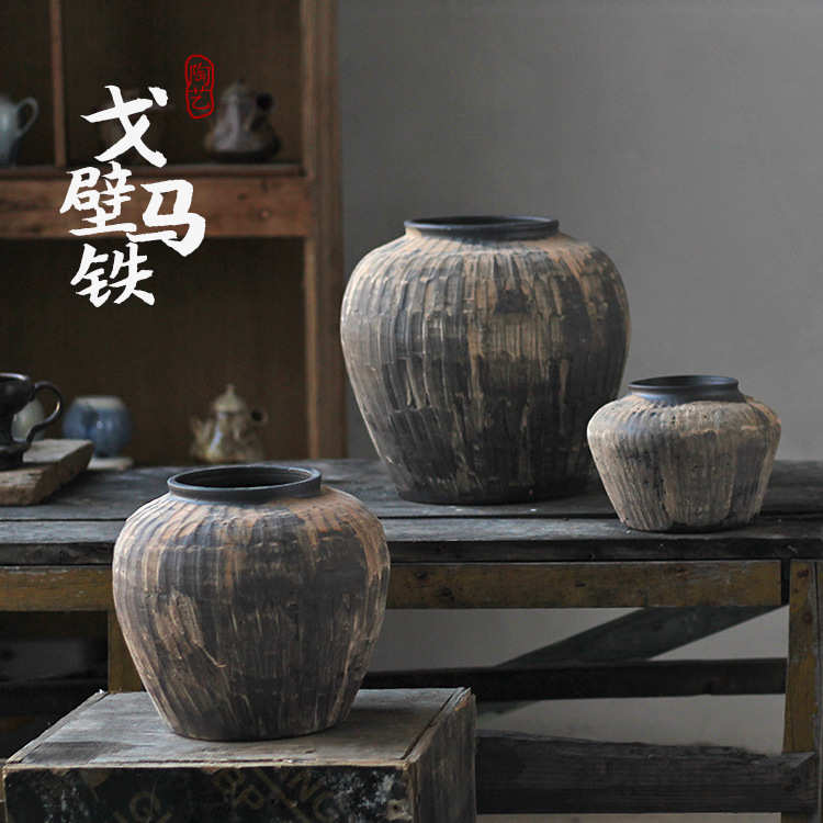 花民禅意新软摆放茶几寂酒店桌面器花瓶客厅风餐厅侘中式宿餐桌装