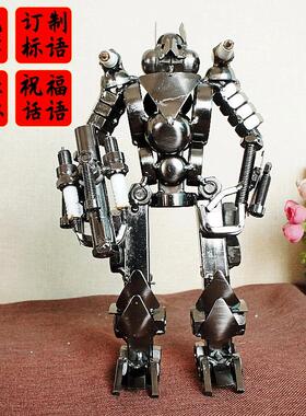威震天机器人汽车金属工艺品家居摆件礼品Y系列大铁艺商务礼品