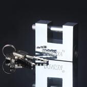 挂锁 同开锁 大门防盗锁 横开锁 60mm浦江挂锁统开仿不锈钢矩形锁