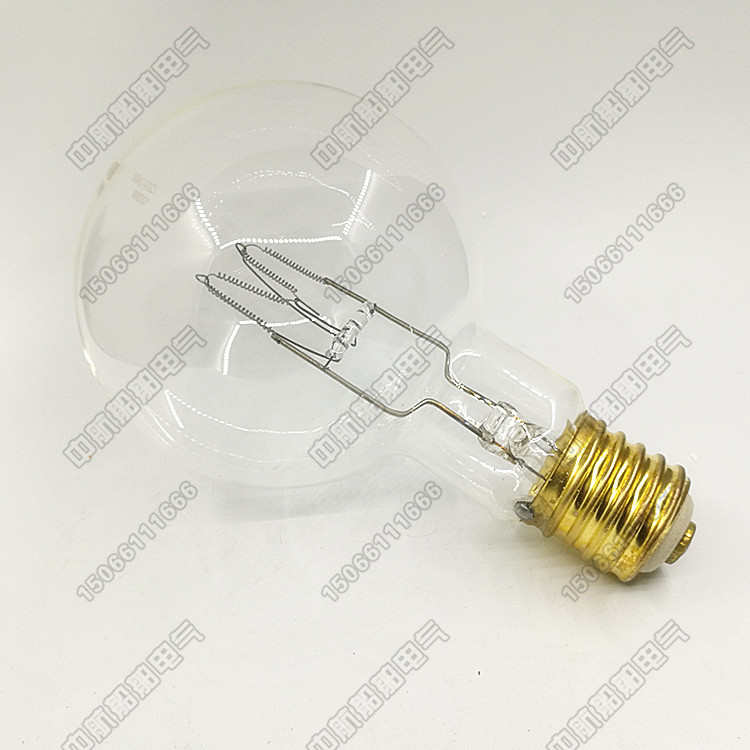 船用白炽聚光灯白炽聚光灯泡E40 1000W 220V CTG3扫海灯专用光源