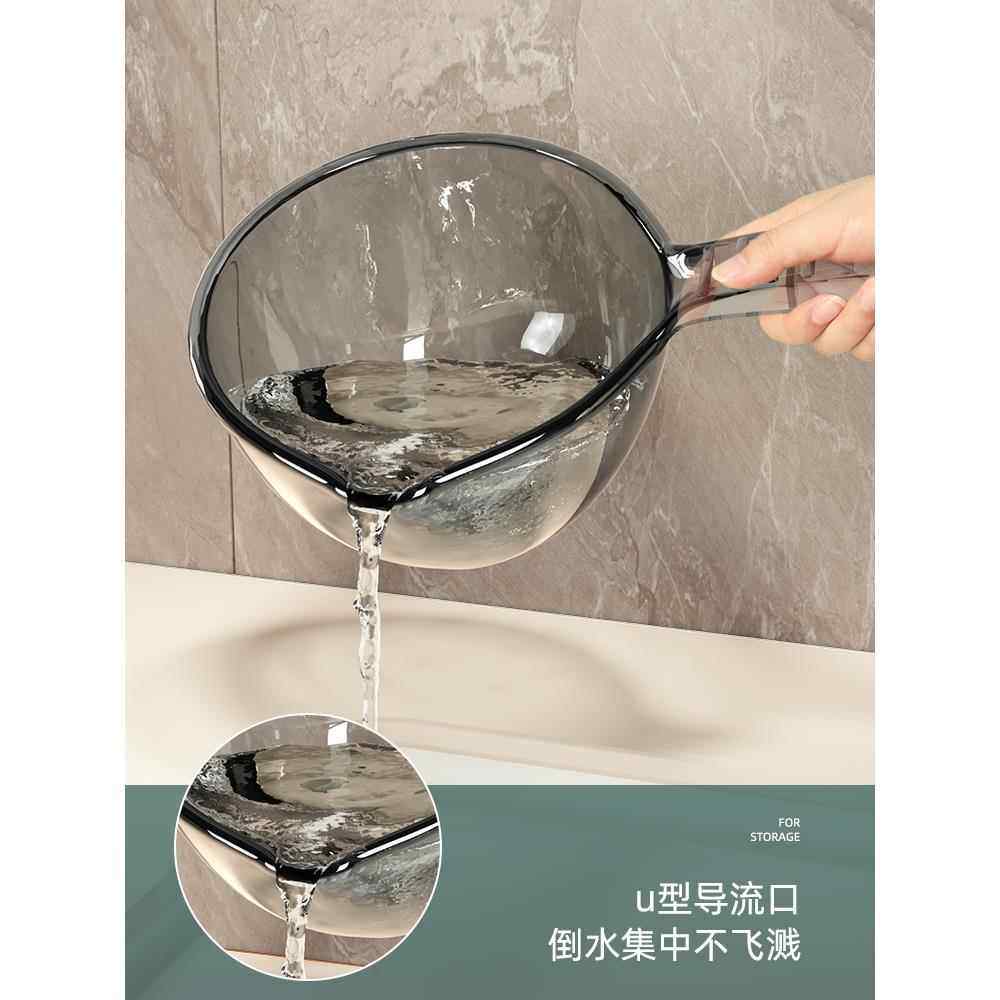 水瓢家用厨房摔不破水勺加深加厚长柄塑料大号创意透明舀洗头勺子,厨房/烹饪用具,水舀/水瓢,淘宝优惠券,粉丝福利购,淘宝优惠卷
