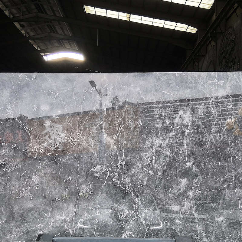 天然灰色大理石室内外装修现代简约客厅电视背景墙台面板门槛石