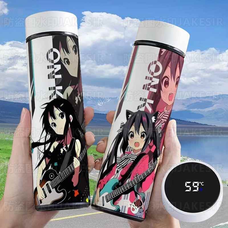 轻音少女周边智能保温杯大容量不锈钢便携高颜值测温度显示水杯