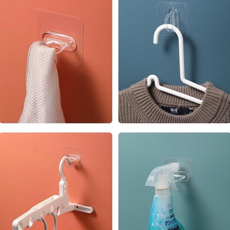 沐浴露清洁剂挂钩强力透明粘钩