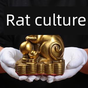 纯黄铜十二生肖摆件全套 小号铜鼠铜牛虎兔龙蛇马羊猴鸡狗猪属相