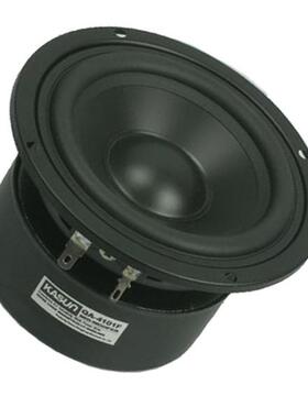 佳讯4寸发烧低音喇叭HIFI中低音扬声器可做低音炮单元QA-4101F