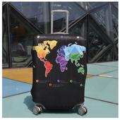 弹力行李箱套拉杆箱防尘罩袋保护套地图图案 寸