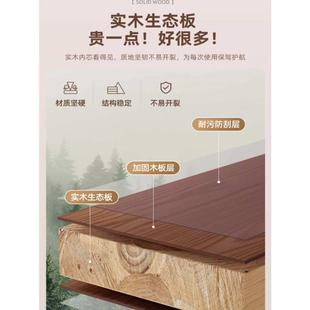家用卧室书桌书柜学生学习桌办公桌简约实用工作台 实木电脑桌台式