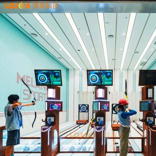 智能运动馆电玩数字体育电子射箭机投币机