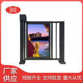 武汉现货厂家直供小区人脸识别广告门自动门禁系统人行通道栅栏门