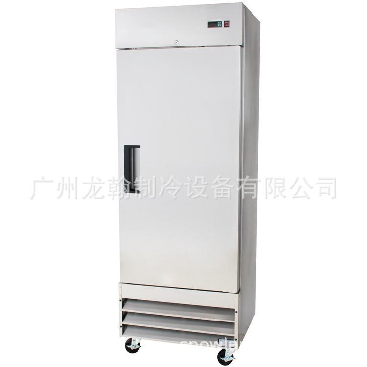 美式商用风冷单门冷柜厨房立式冰箱单温冷冻柜速冻冰柜