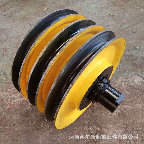 现货供应φ430滑轮组10T天车滑轮组抓斗定滑轮滑车滑轮