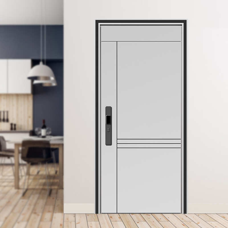 子母室内门轻奢防盗门家用甲级入户门进户门安全门钢质门白月光