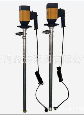 供应HD-E2+V+SS316L-1500HP化工插桶泵耐酸碱电动油抽电动抽液泵