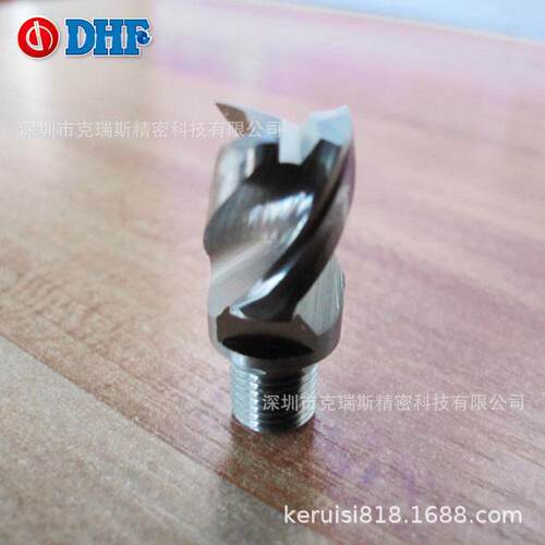 DHF铣刀德信发可换式钨钢高效铝用铣刀头X-AES100310.0*3T