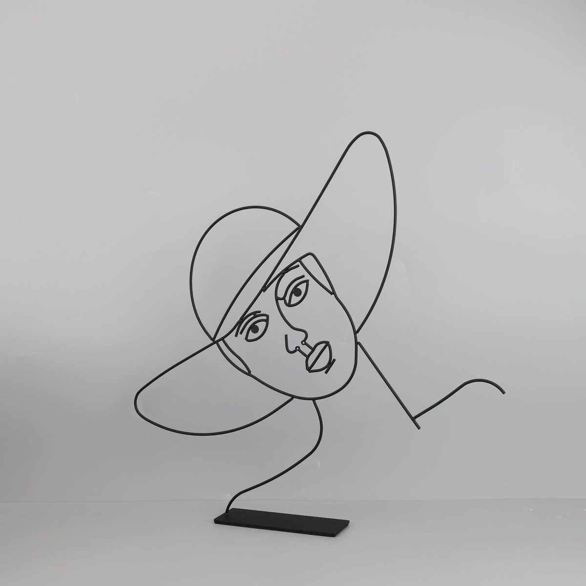 摆件装饰品雕塑软摩登女郎简约抽象人像样板房几何售楼处现代