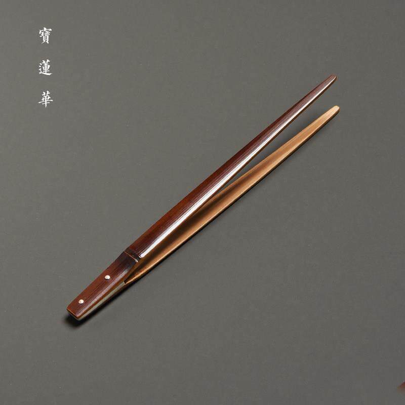 尖头老煤竹茶夹 壶盖夹 茶叶夹茶杯夹茶渣夹清理茶叶夹子壶叉盖插