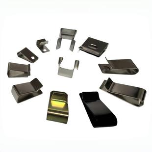 U型固定二三极管散热器卡扣弹片不锈钢锰钢高弹性淬火R型金属夹子