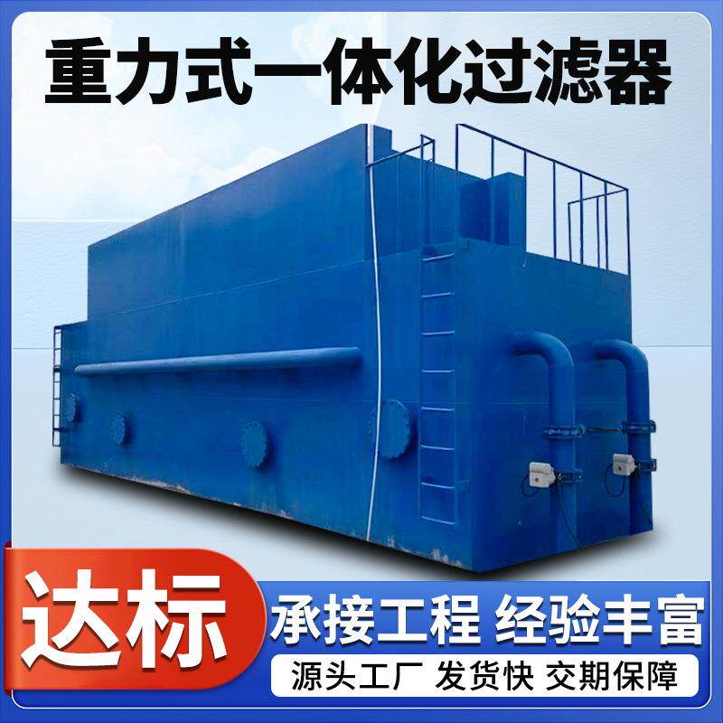 地下水河水污泥净化设备重力式一体化过滤器反冲洗净水设备水处理