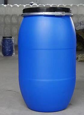 200L塑料桶200公斤化工抱箍桶50L法兰桶铁箍桶