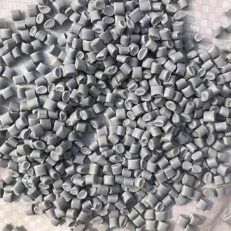 颗粒颗粒厂家pvc管材粒子 塑料颗粒批发pvc塑料再生注塑黑色颗粒