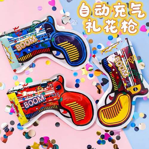 Portable Confetti Cannon for Festivals, Birthday Parties, Ce