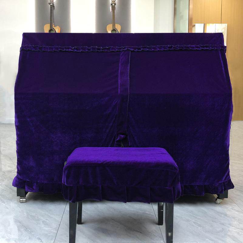 金丝绒钢琴罩凳罩钢琴凳脚套单人凳罩双人凳罩套升降凳罩地毯包邮