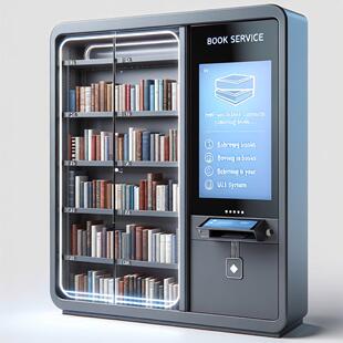 智能书柜无人微型图书馆可扫码刷卡人脸识别RFID自助借还书柜