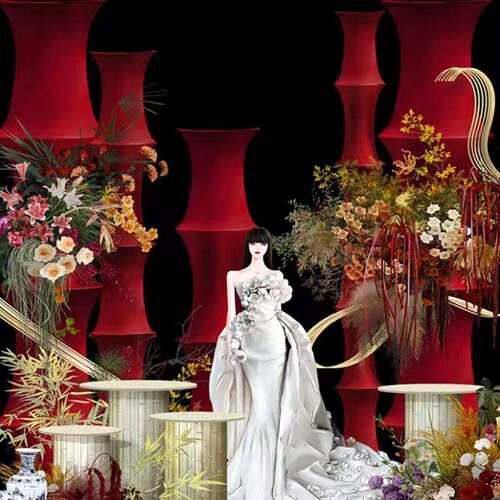 节节高路引 婚礼路引 节节高摆件 Step by step high road guide