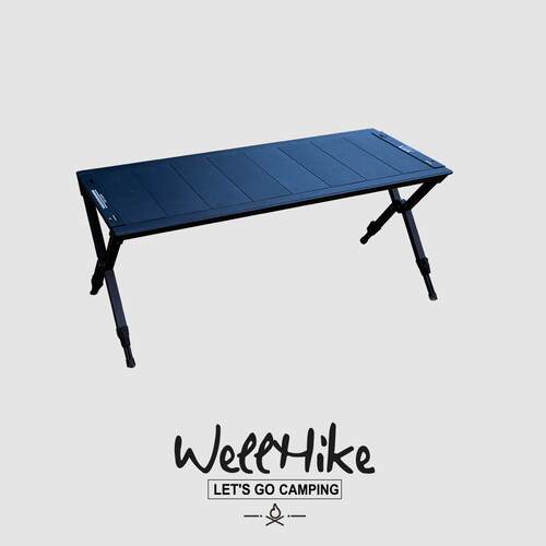 新品IGT组合桌多功能便携两单元折叠桌户外黑化露营风置物桌