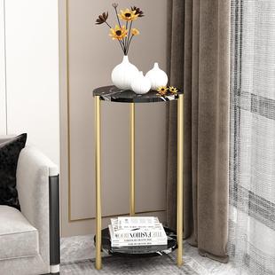 置物架花盆植物铁艺摆放层架轻奢高级感花架子客厅落地式多层阳台