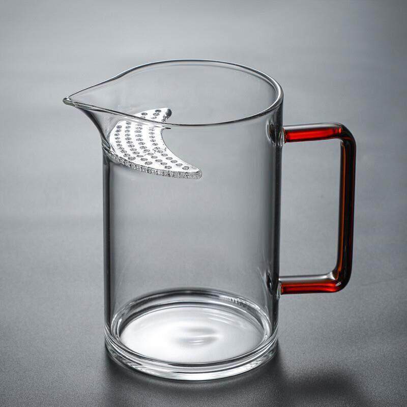 主人公道杯耐热玻璃透明泡茶绿茶杯一体月牙片过滤茶水分离玻璃杯,餐饮具,公道杯,淘宝优惠券,粉丝福利购,淘宝优惠卷