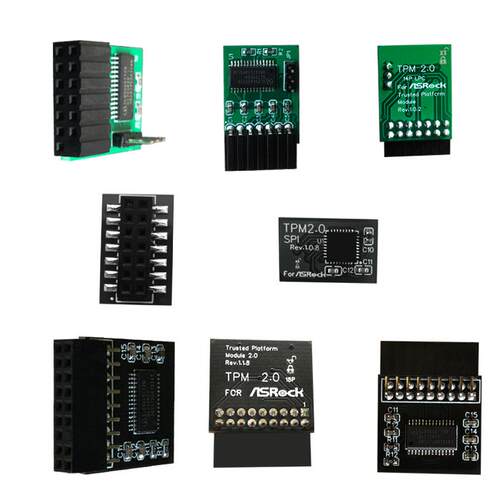 TPM安全模块 TPM2.0 ASROCK华擎 Tpm2 -SLI -S -SPI 受信任的平台