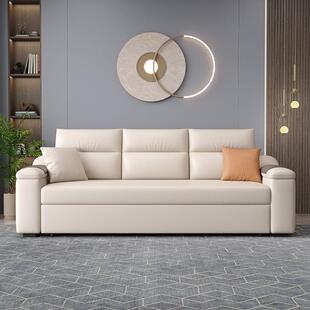 现代简约小户型坐卧功多能客厅折叠两用沙发储物客厅技科沙布668