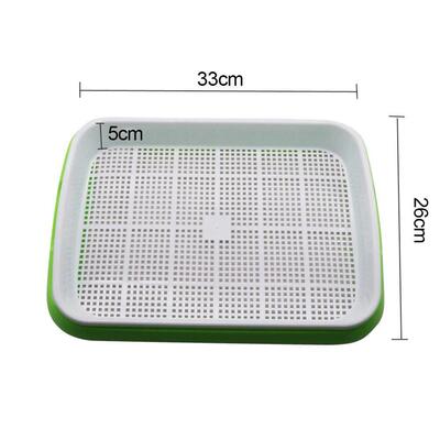 Nursery Pots Tray Grow Basket Hydroponics Microgreens Plate