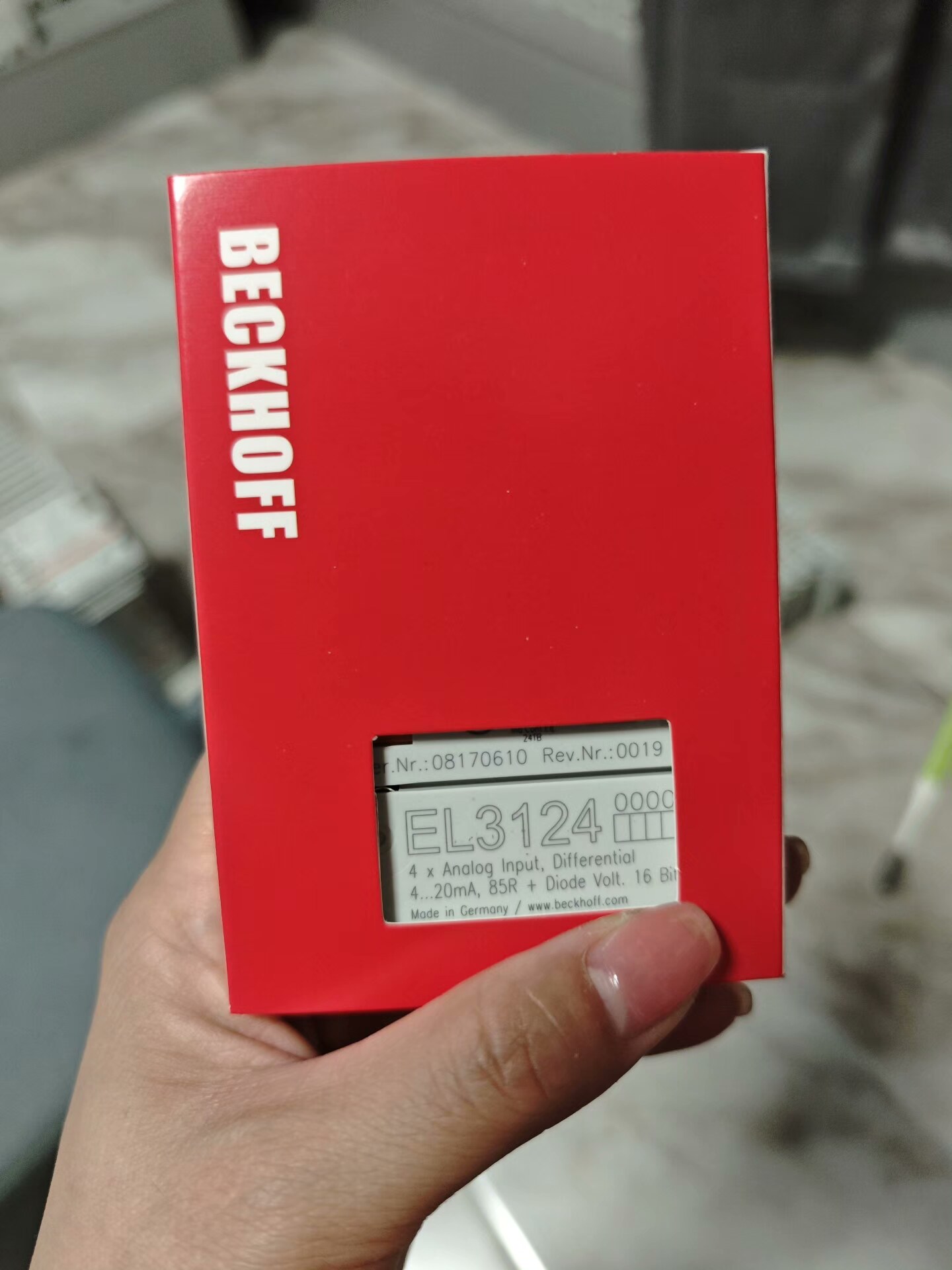 倍福全新EL3124，标价是单价