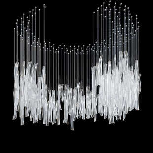 酒店大堂售楼部吊灯前台接待厅中空大厅创意大型展厅非标艺术灯具