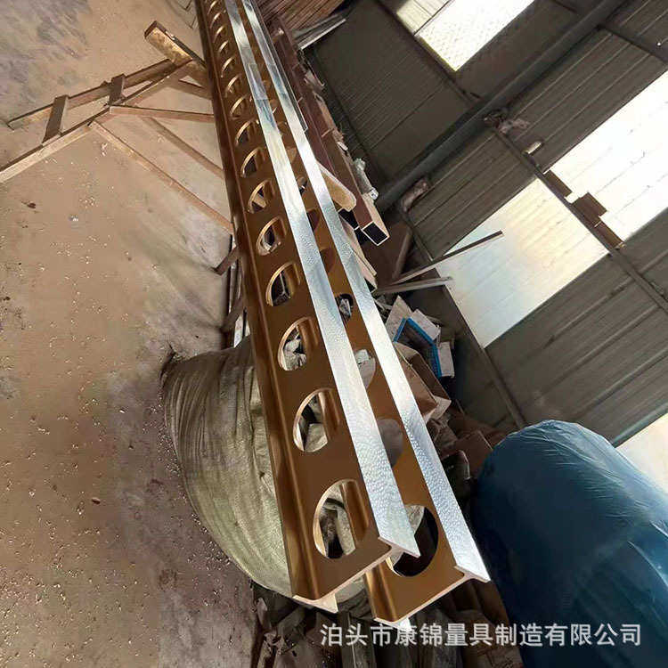 镁铝合金平尺工字检验测量平尺铝合金水平尺高精度刮研轻型平尺