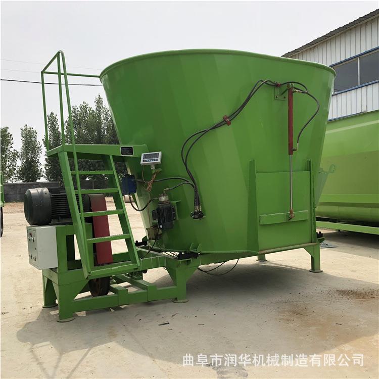 立TMR搅拌机RH-9JGL-固定1机2立方全日粮式制备机牛羊混料式草料