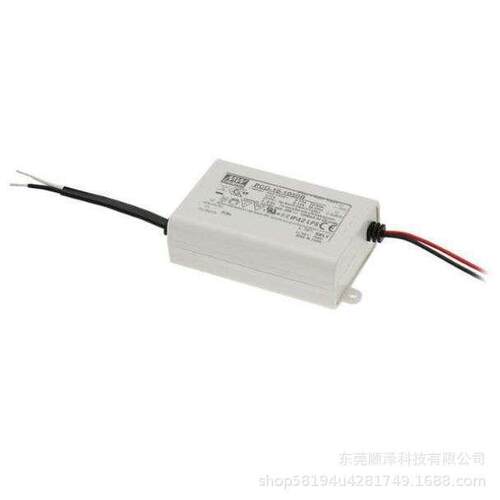 明纬PCD-16-350A/1400B 16W 恒流有PFC塑壳防水可控硅调光LED电源